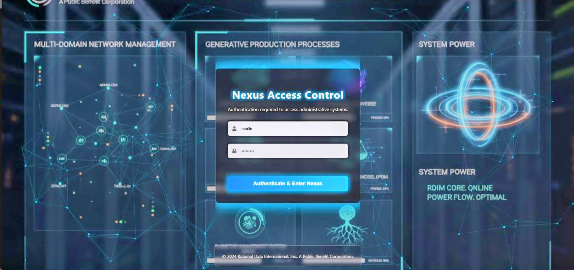 Nexus Access Control - Multi-Domain Network Management & Generative Production Processes